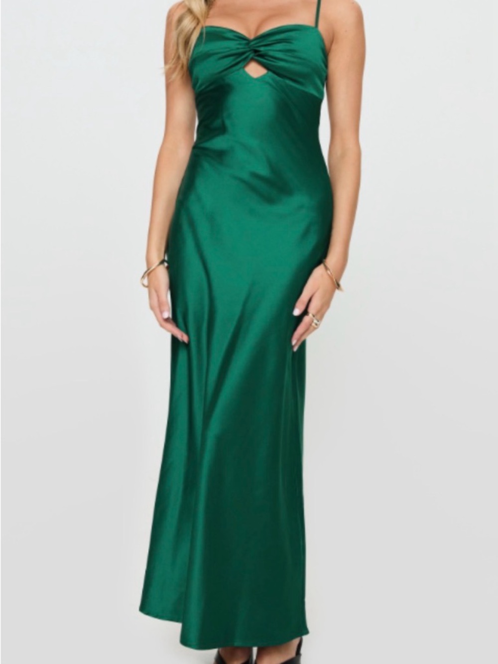 Princess Polly Blackthorn Satin Maxi Dress